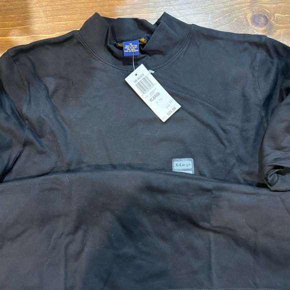 Charter Club mock turtleneck short sleeve tee - Picture 2 of 3